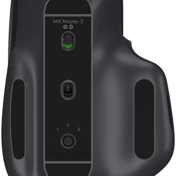 Logitech black Mx Master 3 mouse - Picture 2 of 8
